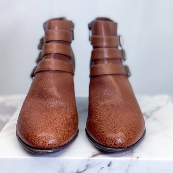 Clarks Maypearl Rayna Ankle Boot in Dark Tan Women's Boots - Picture 6 of 12